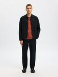 Selected 196 COTTON STRAIGHT-LEG TROUSERS, Black, highres - 16096748_Black_008.jpg