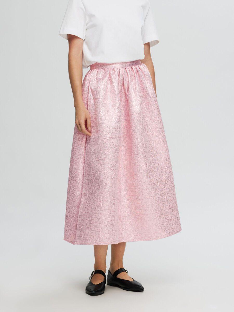 Selected METALLIC JACQUARD MAXIROCK, Cradle Pink, highres - 16097382_CradlePink_003.jpg
