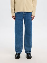 220 LOOSE FIT JEANS, Medium Blue Denim, highres