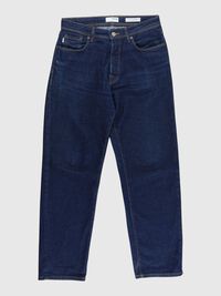 220 LOOSE FIT JEANS, Dark Blue Denim, highres