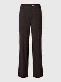 TAILORED WIDE LEG BROEK, Coffee Bean, highres