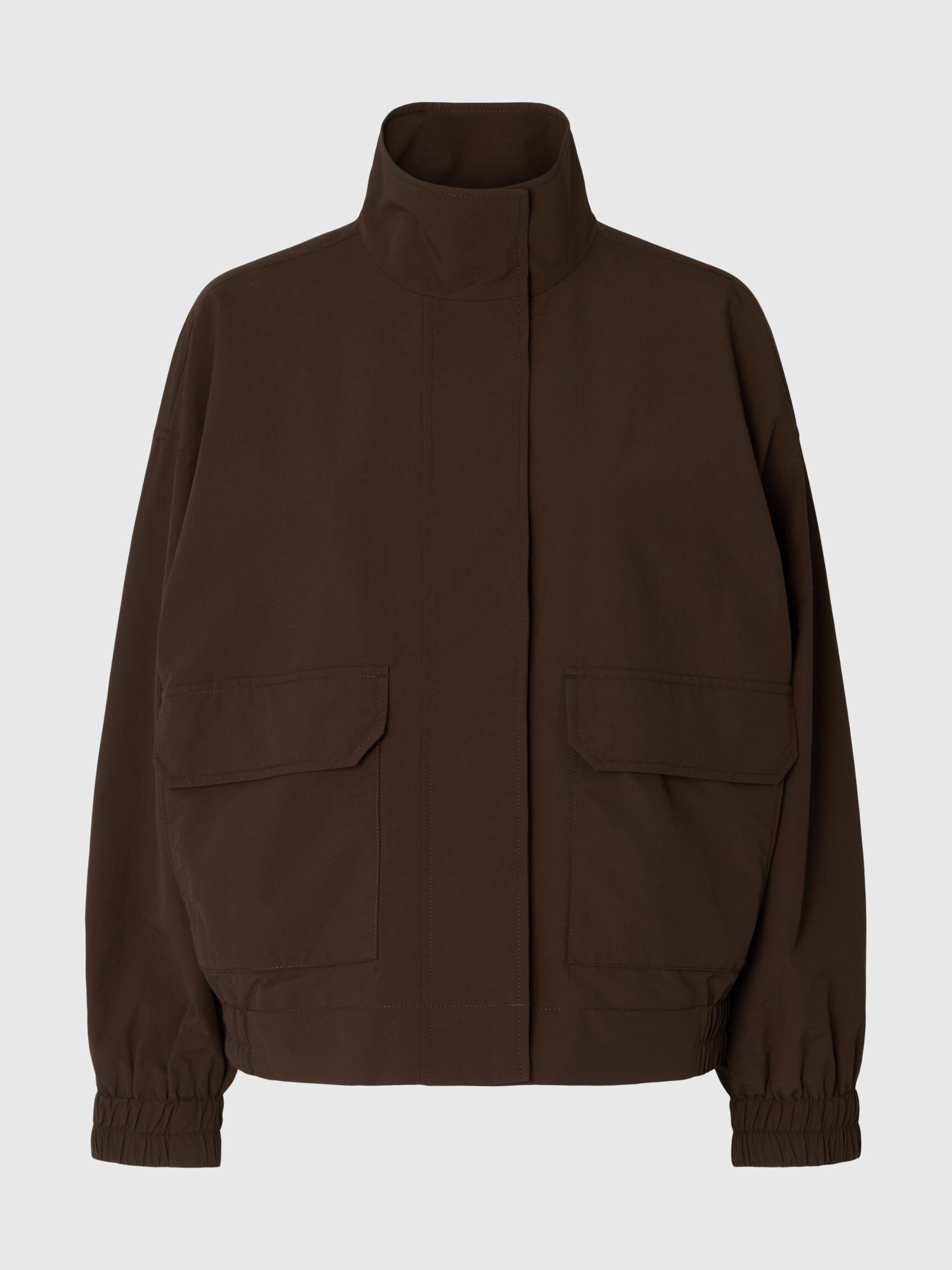 SHORT HIGH NECK JACKET, Delicioso, highres