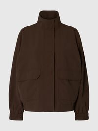 SHORT HIGH NECK JACKET, Delicioso, highres