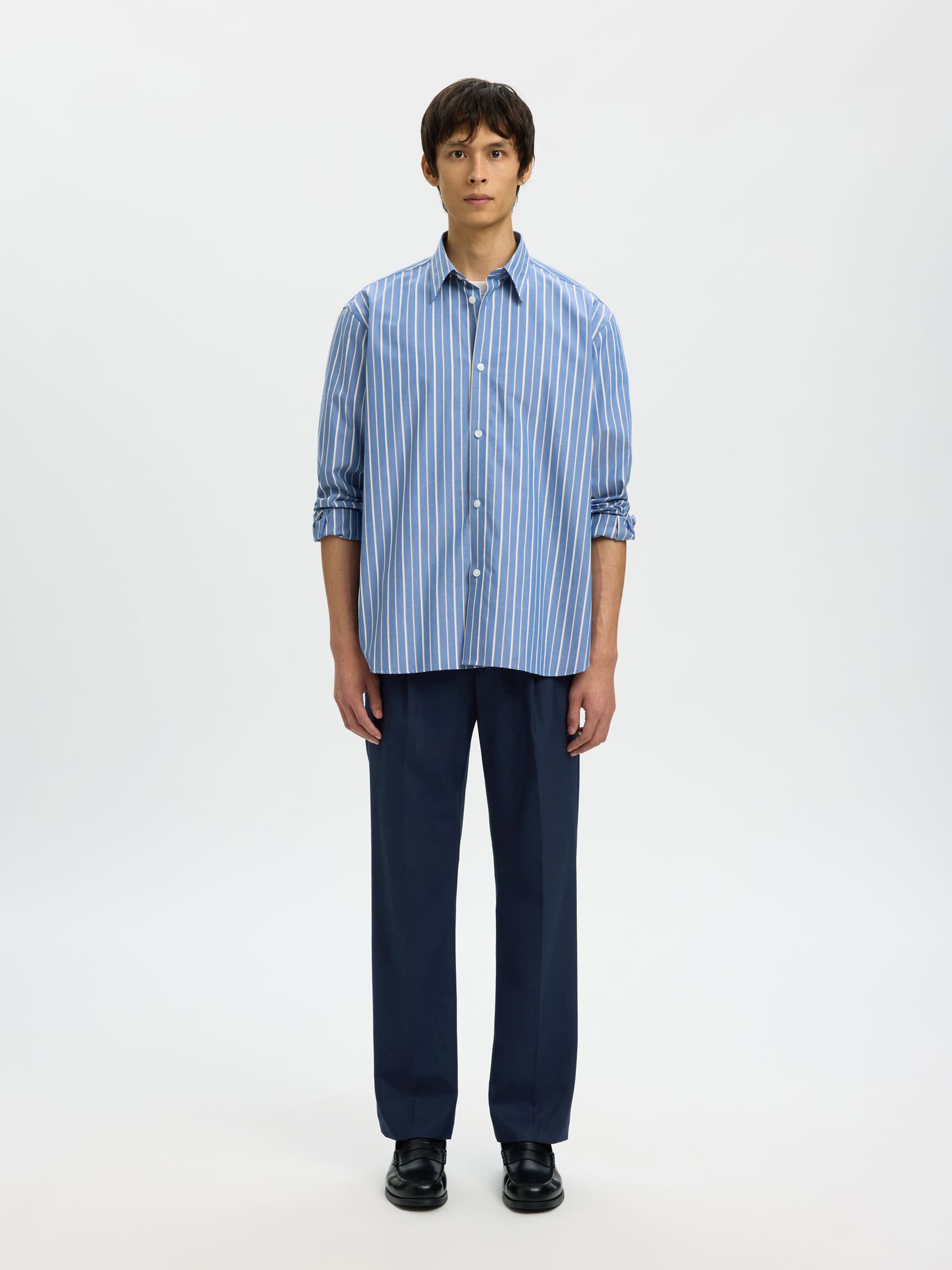 WOLLMIX 196 STRAIGHT LEG HOSE, Sky Captain, highres