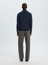 HALF-ZIP PULLOVER, Sky Captain, highres