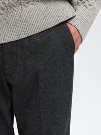 LOOSE FIT TROUSERS, Dark Grey, highres