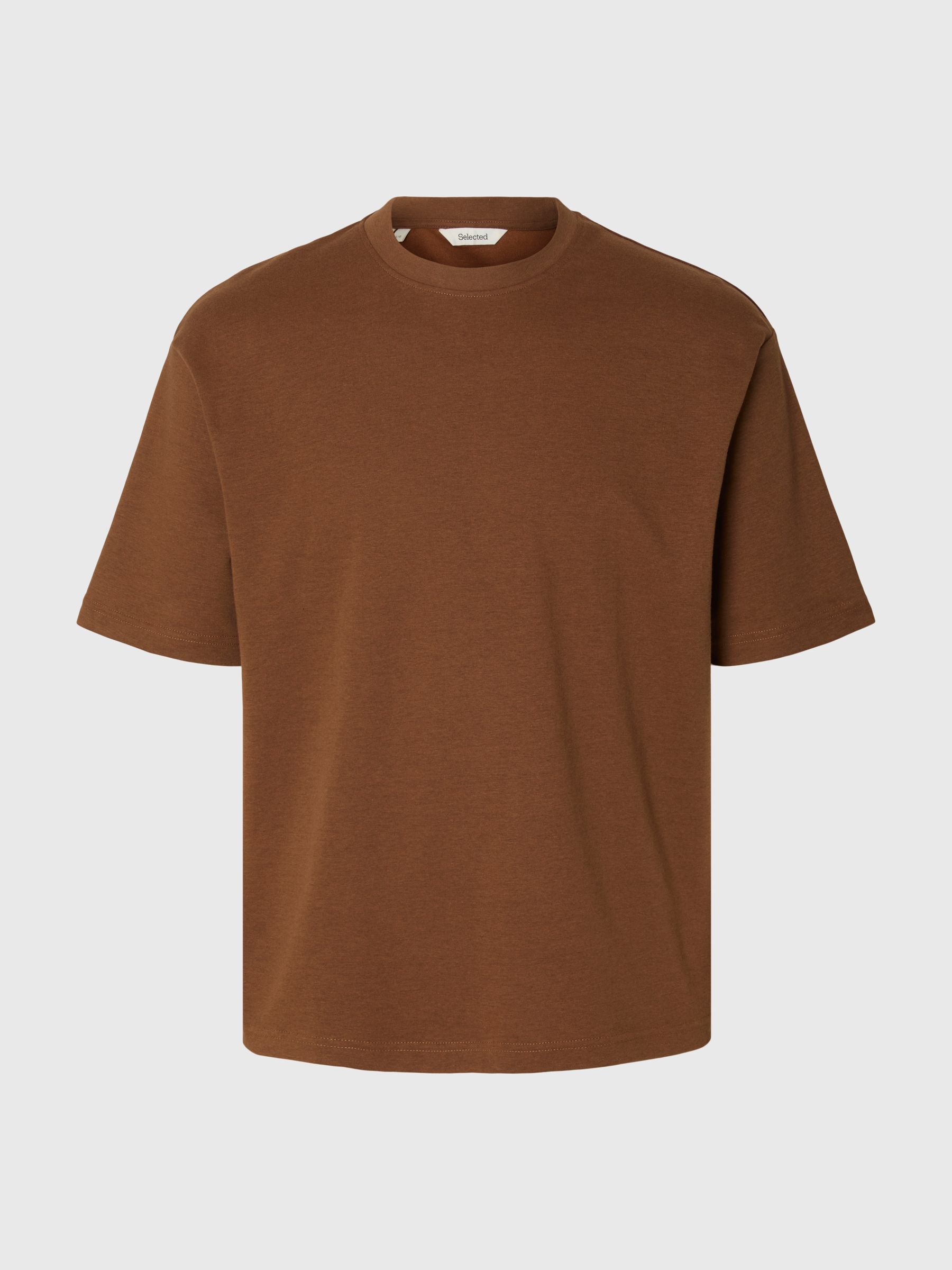 LOOSE FIT T-SHIRT, Toffee, highres