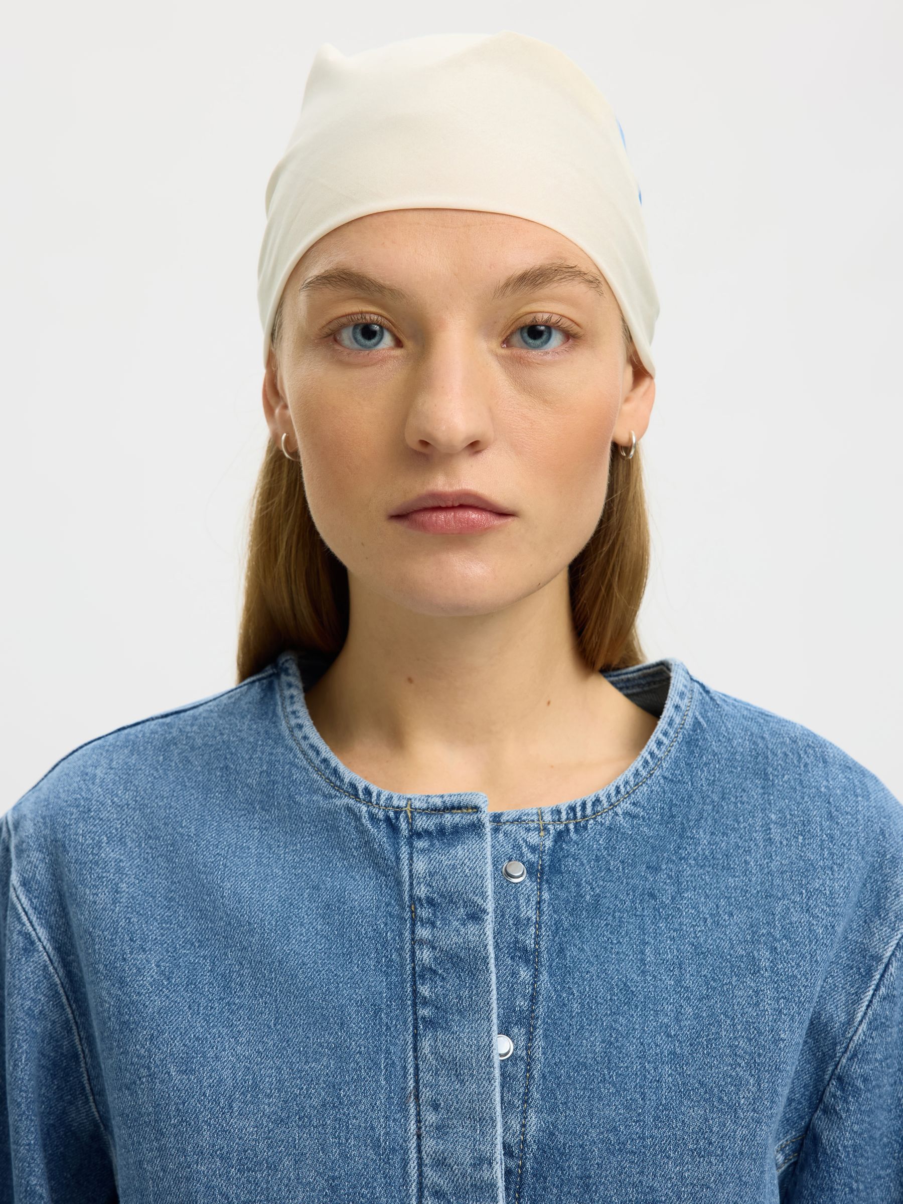 SKRÆDDERSYEDE DENIMJAKKE, Light Blue Denim, highres