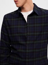 FLANELLE CHEMISE, Dark Navy, highres