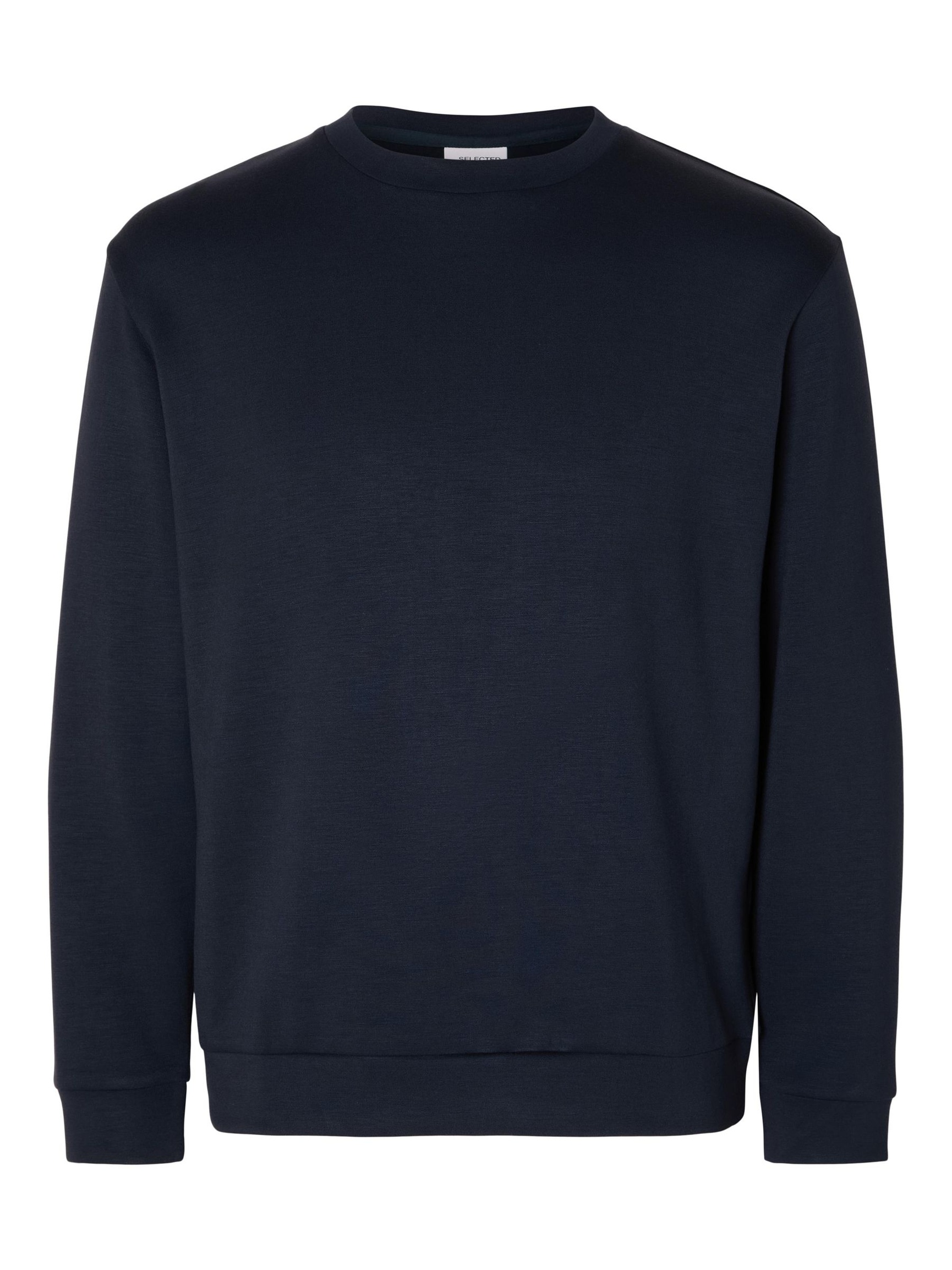 VISCOSE BLEND SWEATSHIRT, Sky Captain, highres