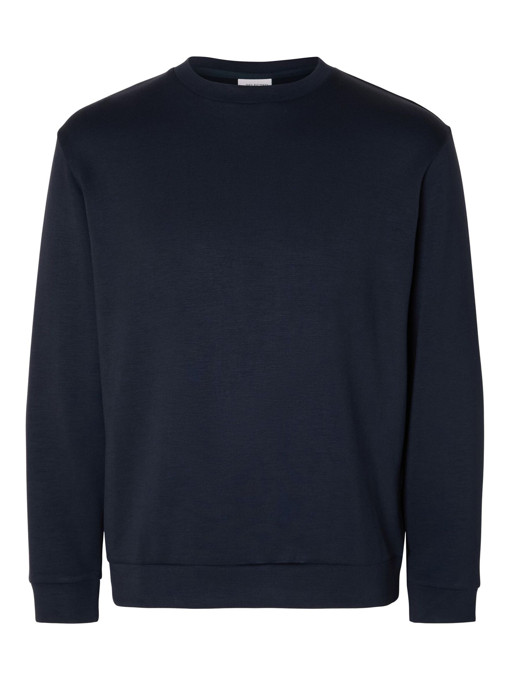 VISCOSE BLEND SWEATSHIRT, Sky Captain, highres