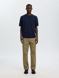 COTON T-SHIRT, Navy Blazer, highres