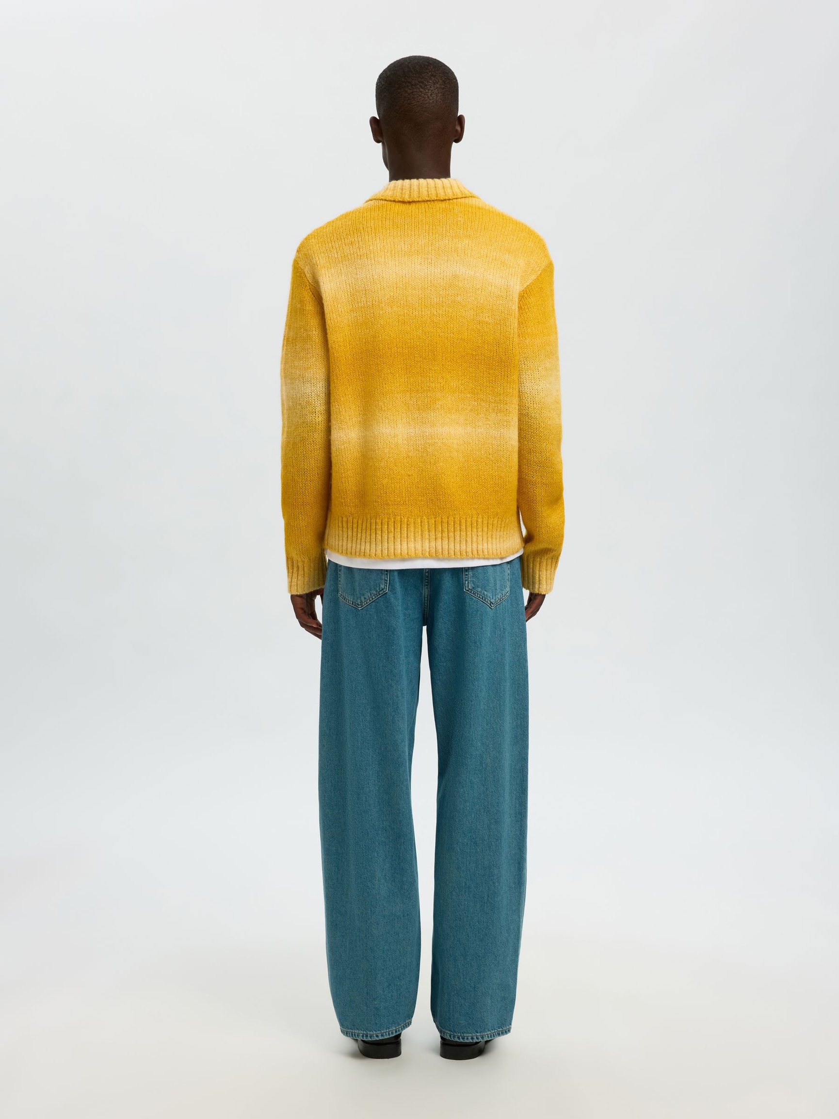 WOOL BLEND KNITTED CARDIGAN, Symphonic Sunset, highres
