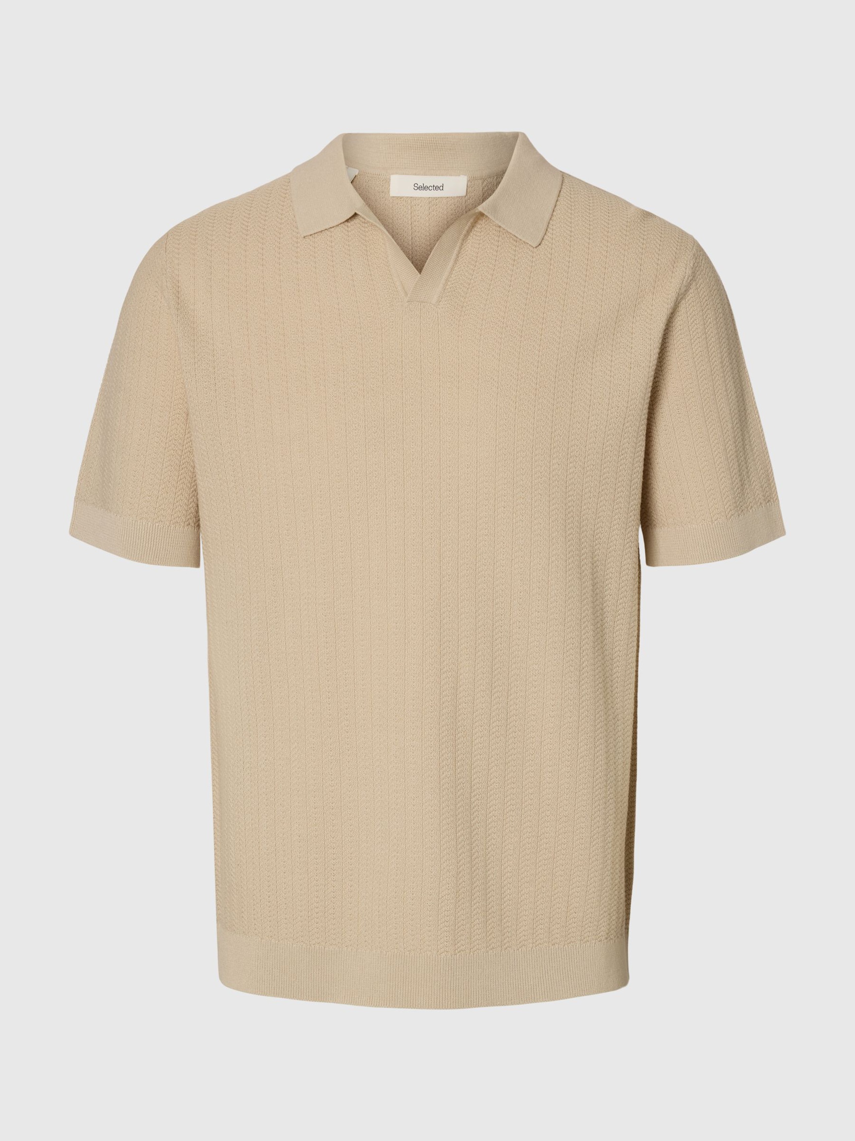 HØRBLANDING POLO, Oatmeal, highres