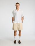 Selected 100% LINEN SHORT SLEEVED SHIRT, White, highres - 16096908_White_005.jpg