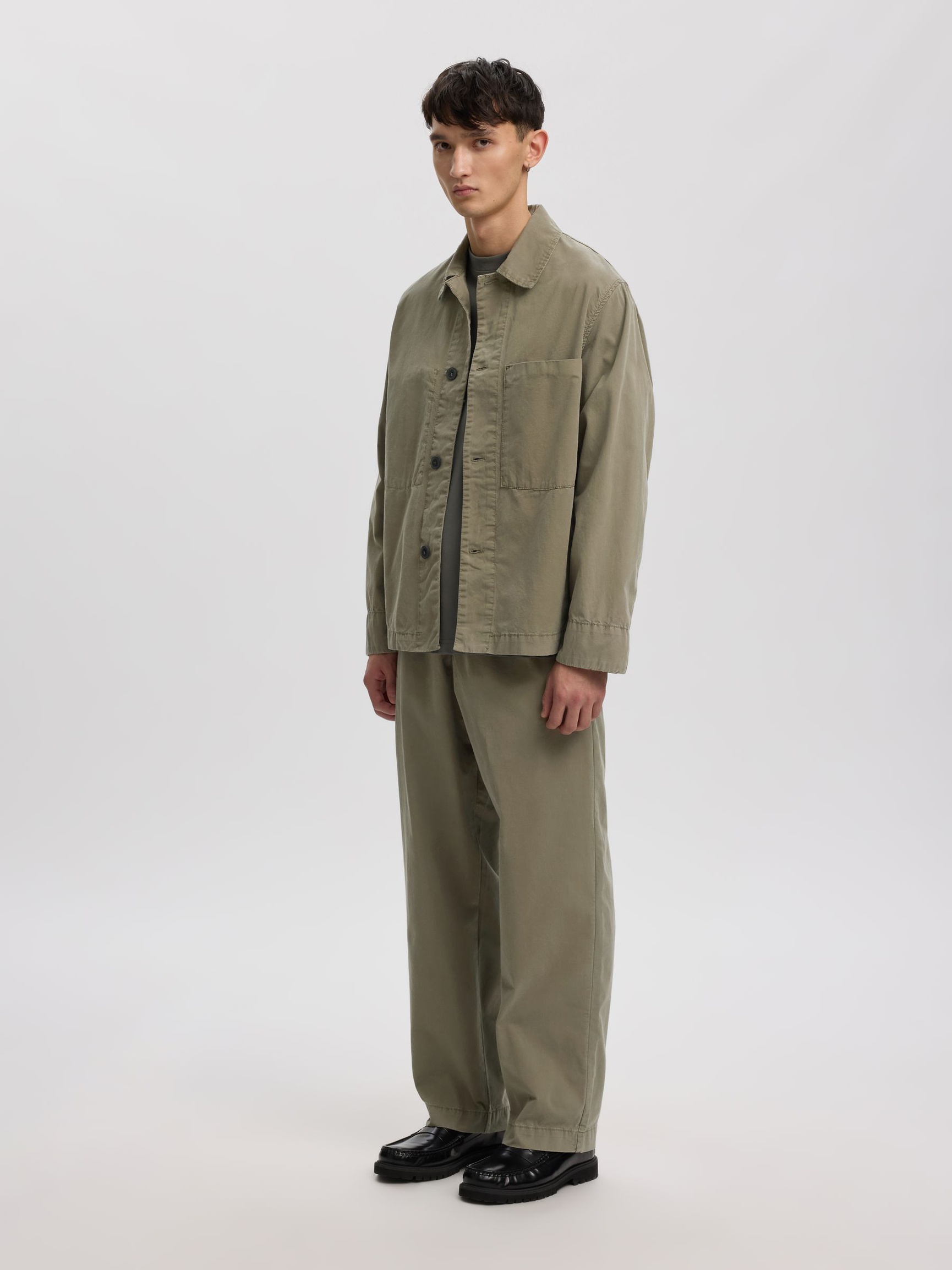 LOOSE FIT CHINOS, Castor Gray, highres