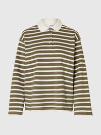STRIPED  LONG-SLEEVED POLO, Kalamata, highres