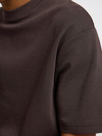 LOOSE FIT T-SHIRT, Chocolate Torte, highres