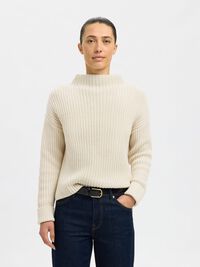 OVERSIZE PULLOVER, Birch, highres