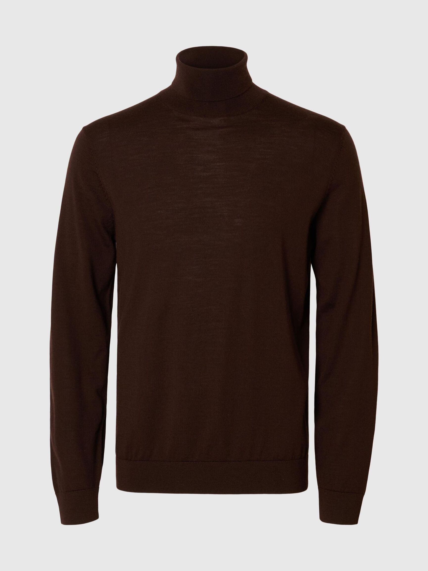 100% MERINO WOOL TURTLENECK, Demitasse, highres
