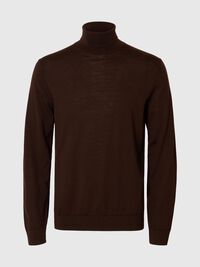 100% MERINO WOOL TURTLENECK, Demitasse, highres