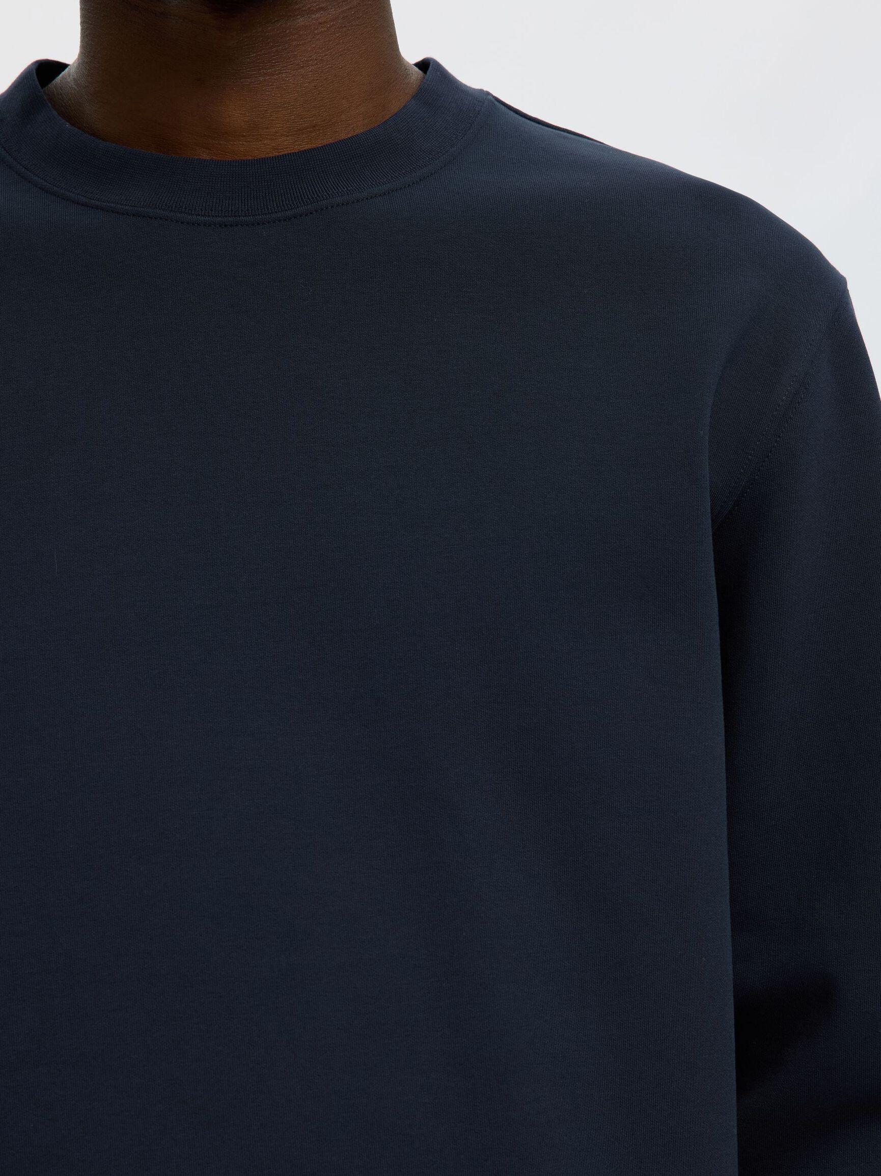 REGULAR FIT LONG SLEEVED SWEATSHIRT, Sky Captain, highres
