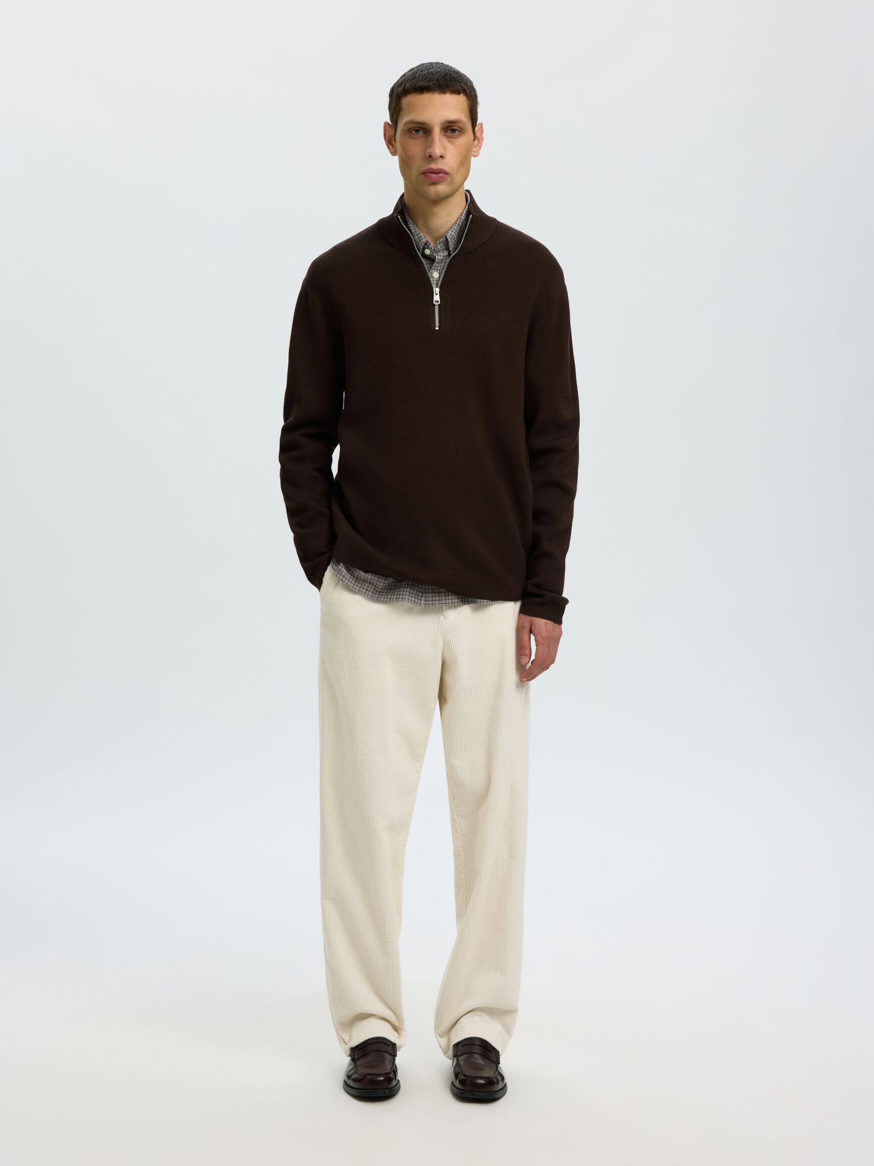 HALF ZIP PULLOVER, Delicioso, highres