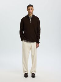 HALF ZIP PULLOVER, Delicioso, highres
