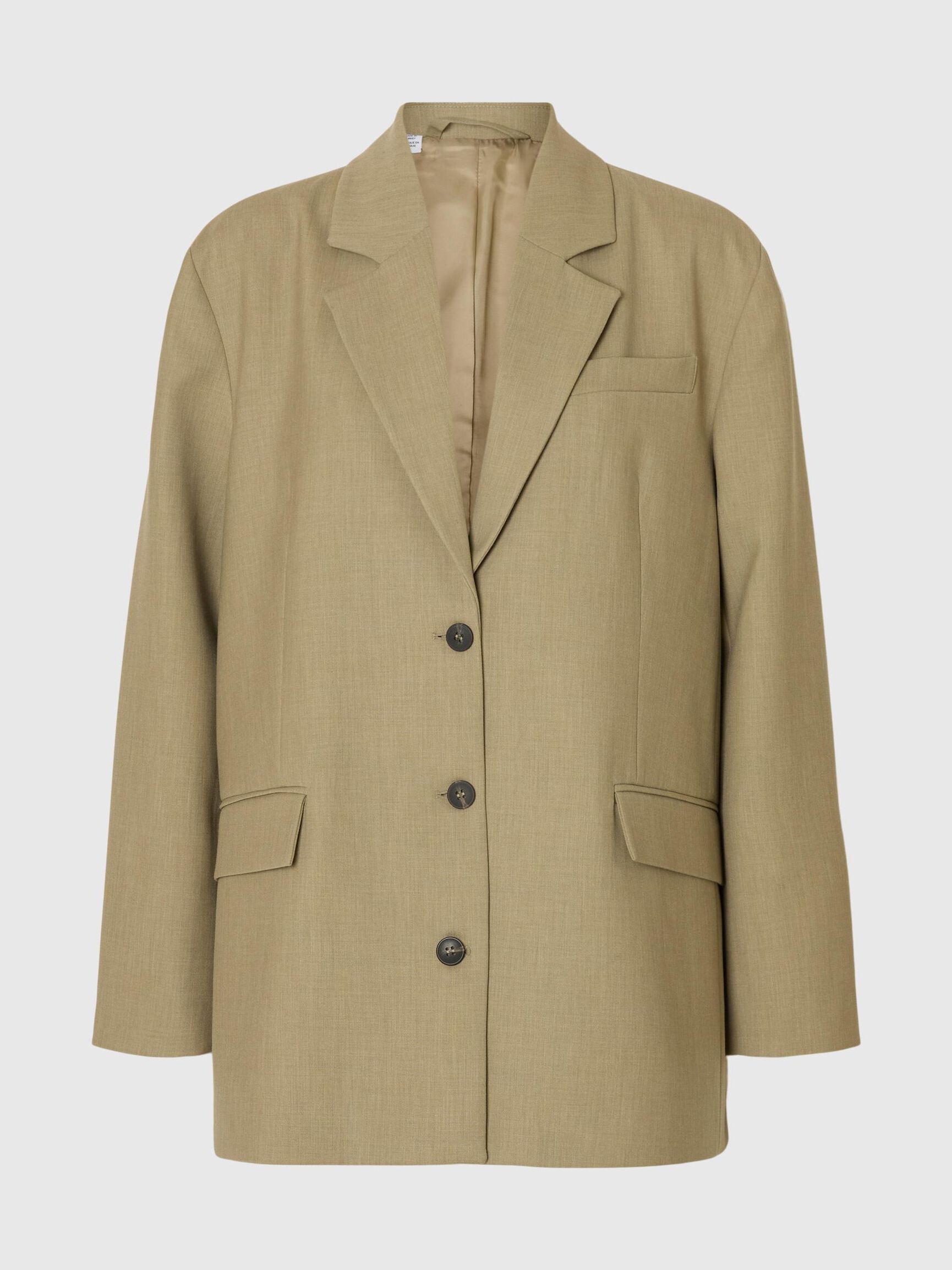 MET STRUCTUUR OVERSIZED BLAZER, Slate Green, highres