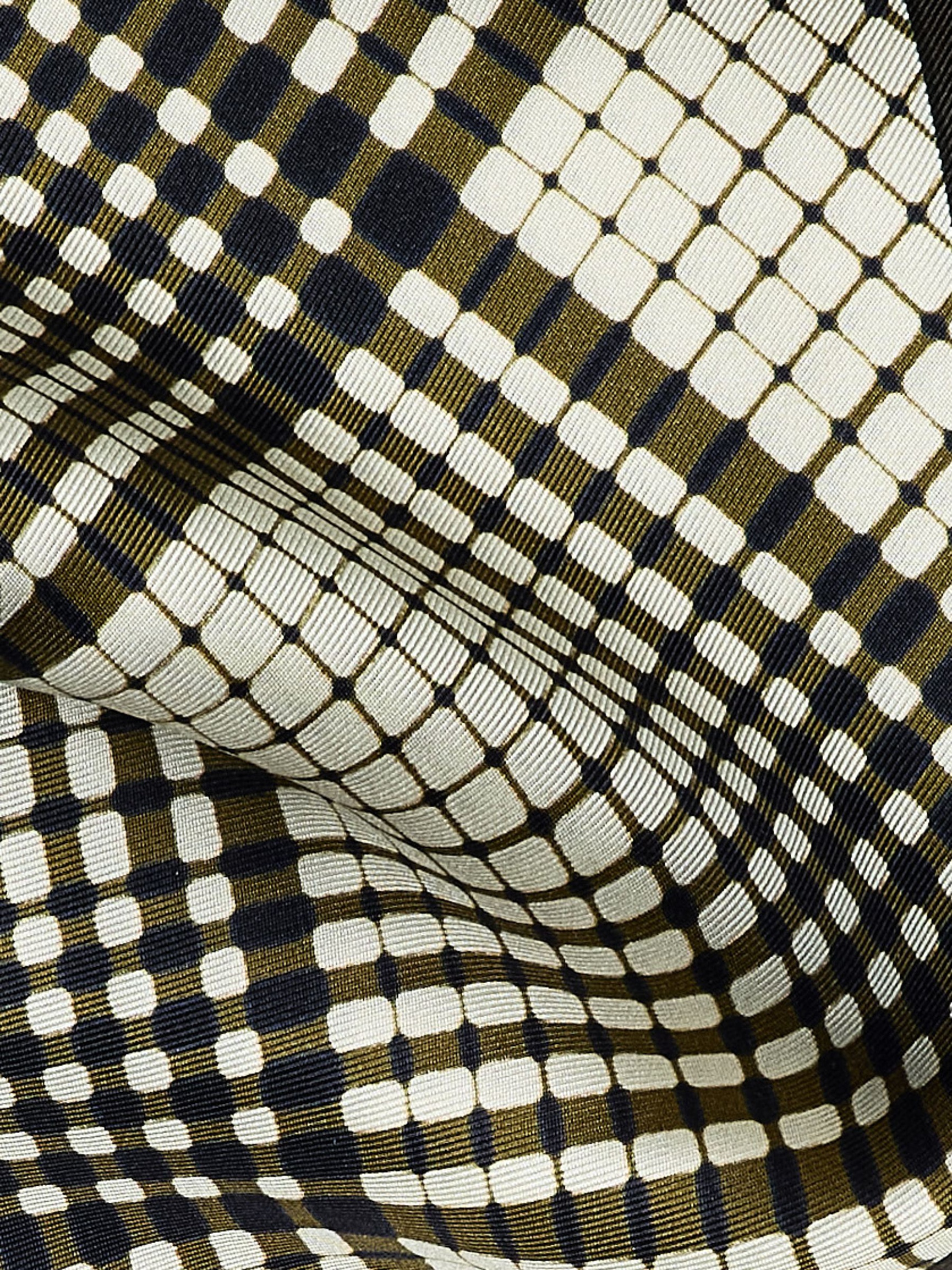 100% SILKE HALSTØRKLÆDE, Chocolate Chip, highres