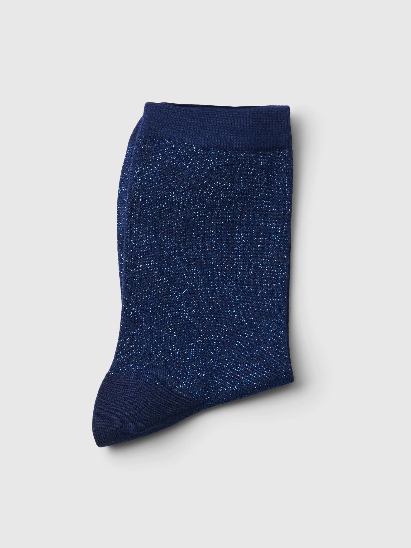 KNITTED GLITTER SOCKS, Ocean Cavern, highres