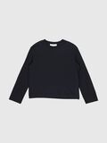 Selected LONG-SLEEVED BOXY T-SHIRT, Black, highres - 80000364_Black_001.jpg