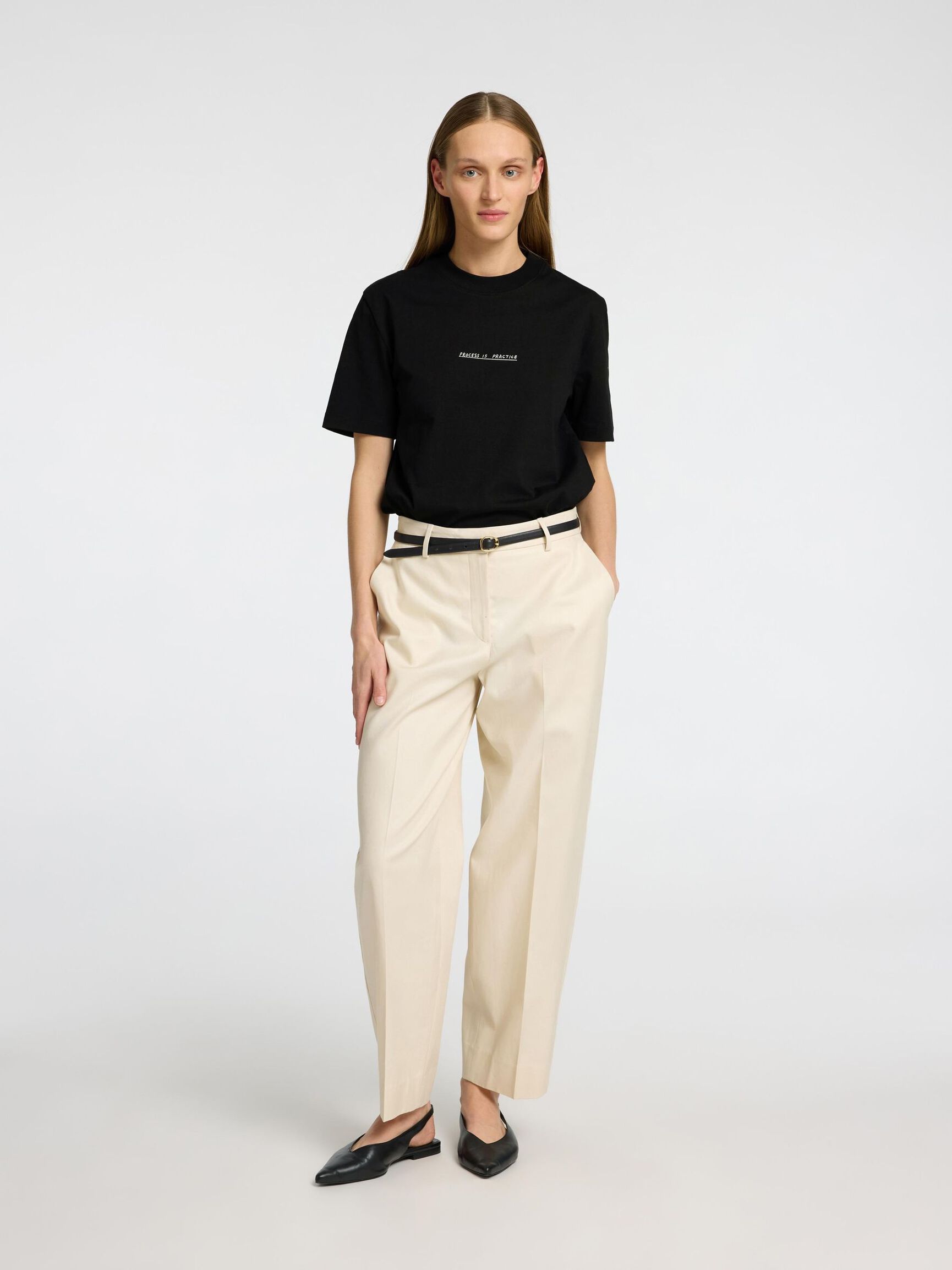 PRINTED RELAXED FIT T-SHIRT, Black, highres