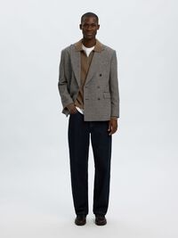 LONG SLEEVED HALF-ZIP JUMPER, Morel, highres
