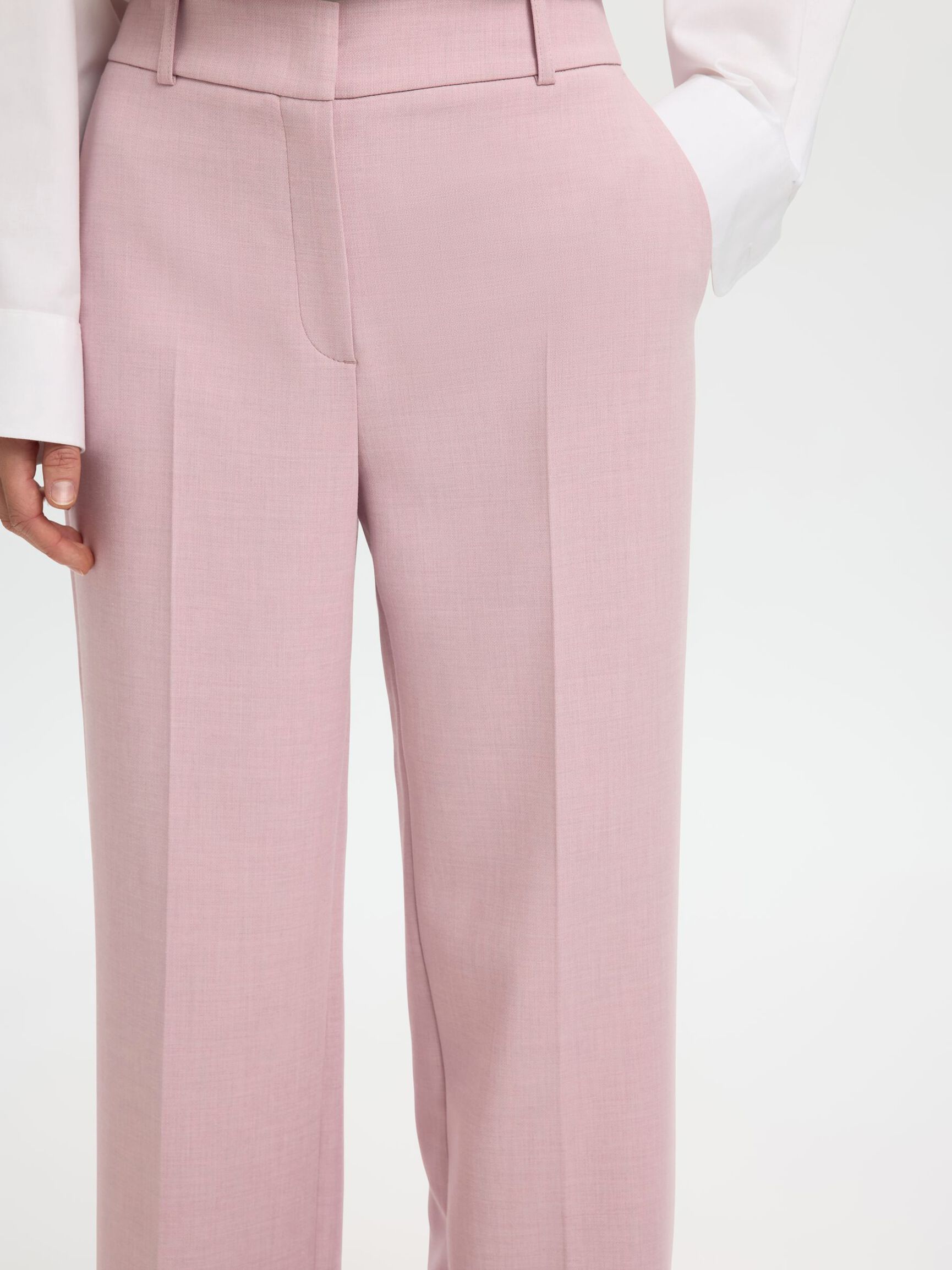 TAILLEUR PANTALON À JAMBE AMPLE, Bleached Mauve, highres