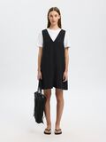 Selected 100% LINEN SLEEVELESS DRESS, Black, highres - 16097880_Black_008.jpg