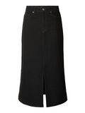 Selected ZWART DENIM MIDDELLANGE ROK, Black Denim, highres - 16091280_BlackDenim_001.jpg