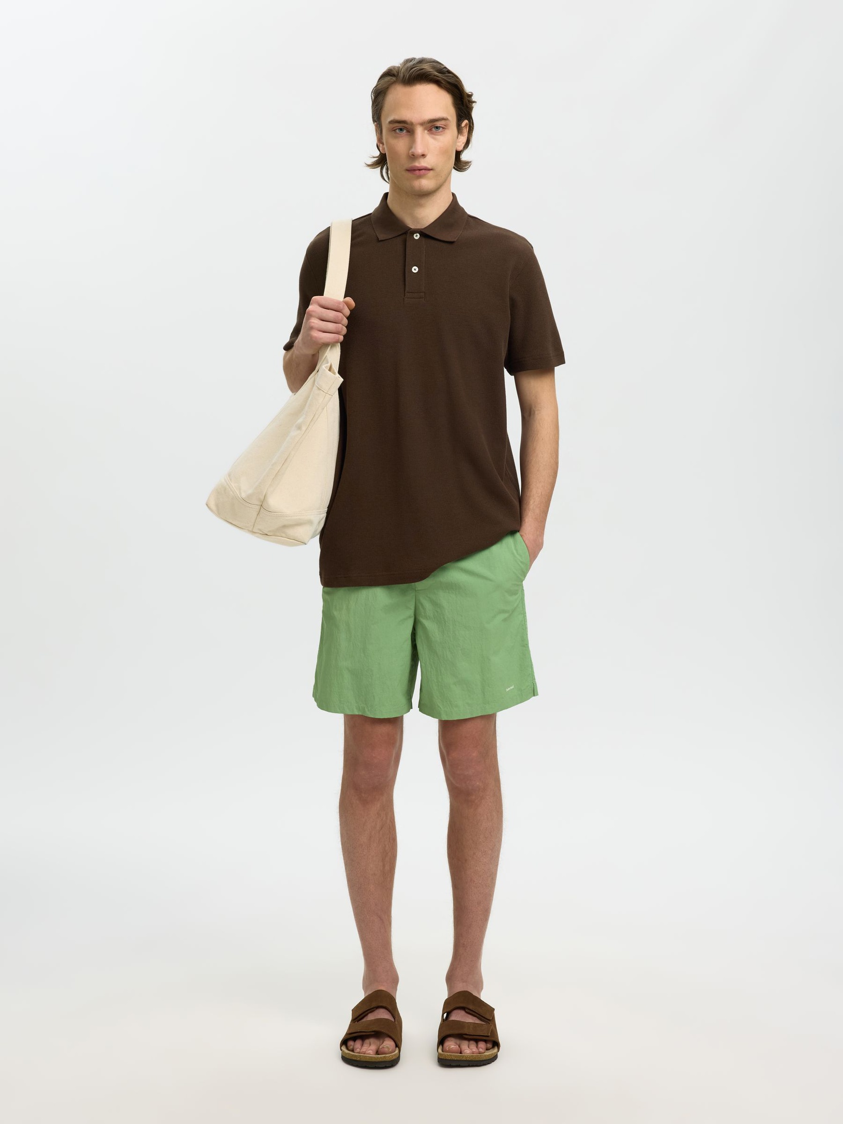 KORTE ÆRMER POLO, Bracken, highres