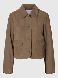 100% SUEDE JACKET, Fungi, highres