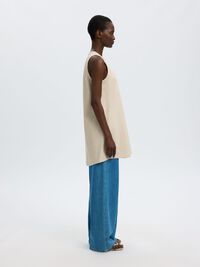 MINI SLEEVELESS DRESS, Birch, highres