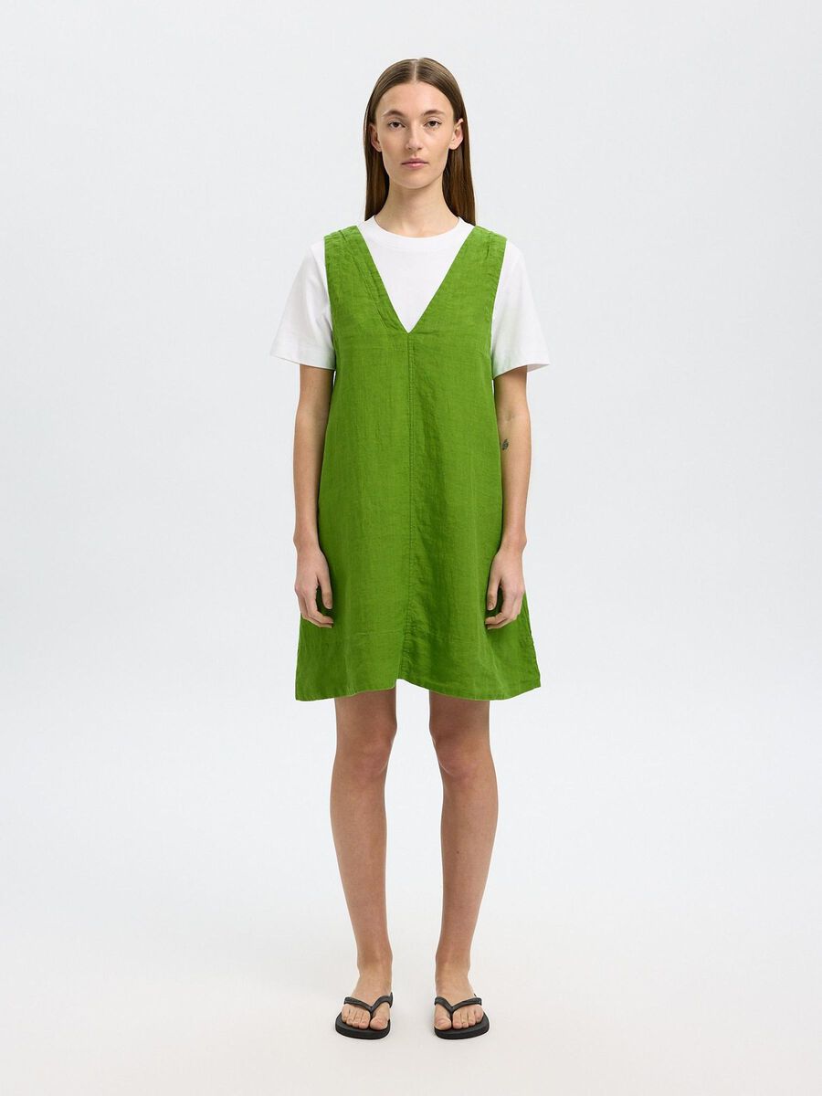 Selected 100% LINEN SLEEVELESS DRESS, Spindle Tree, highres - 16097880_SpindleTree_003.jpg