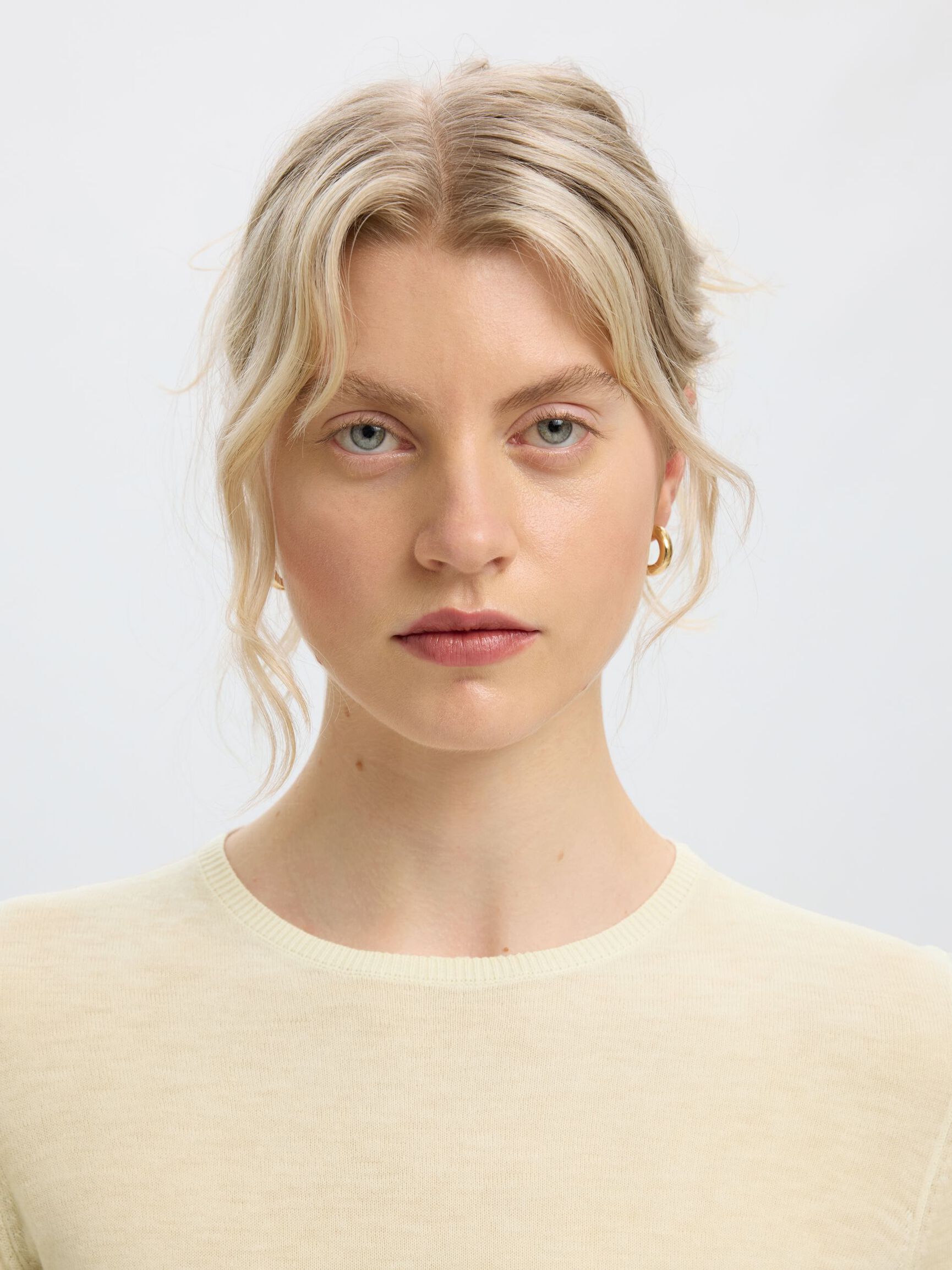 100% MERINO WOOL PULLOVER, Birch, highres