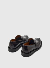 LÆDER LOAFERS, Chestnut, highres