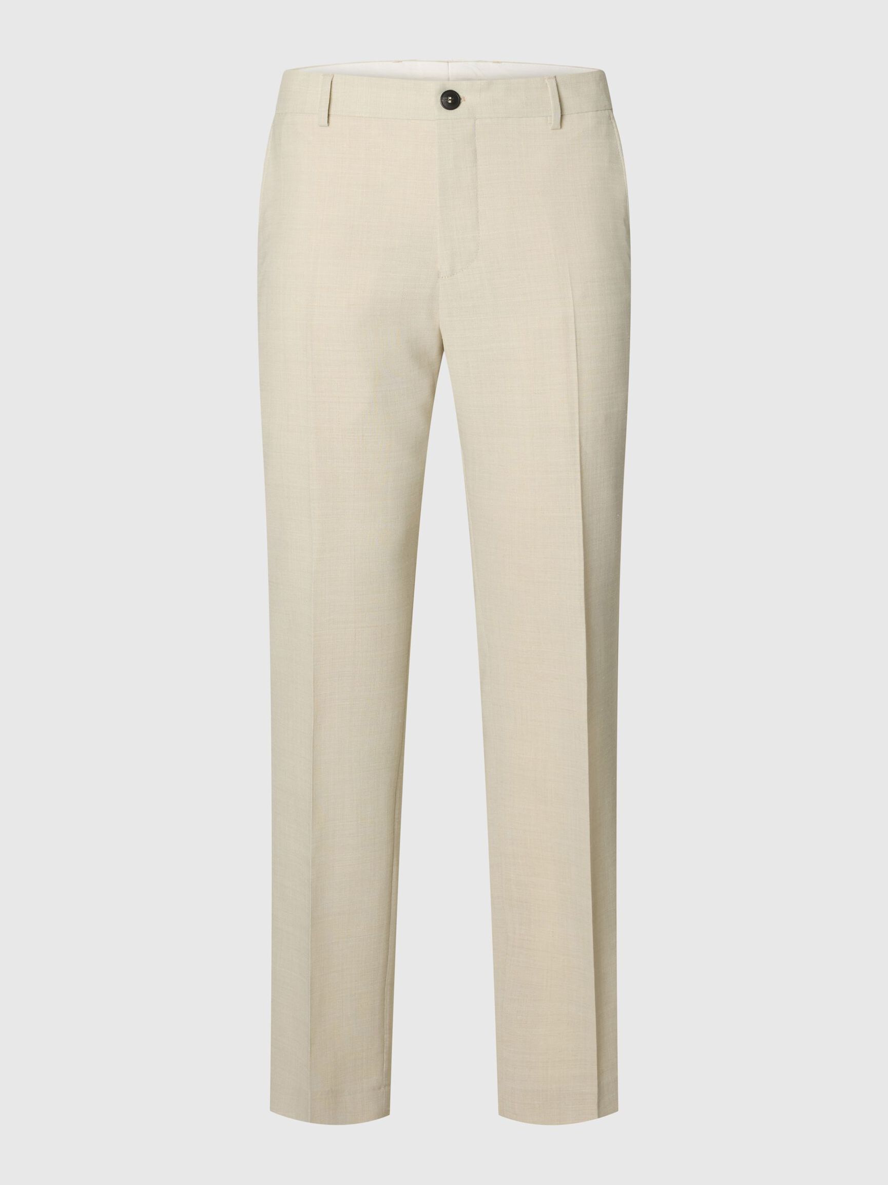 COUPE SLIM PANTALON DE COSTUME, Egret, highres
