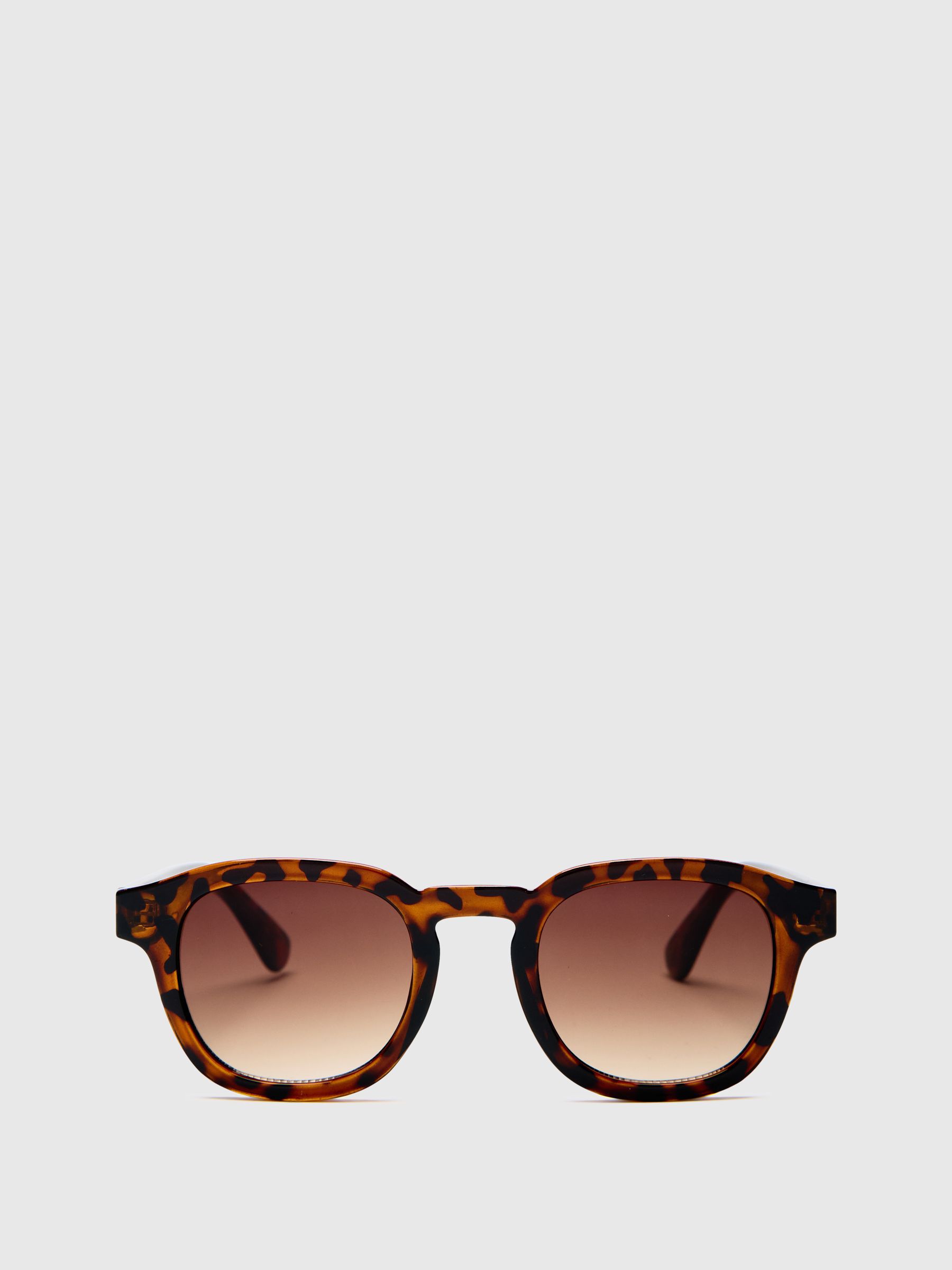 SQUARE FRAME SUNGLASSES, Demitasse, highres