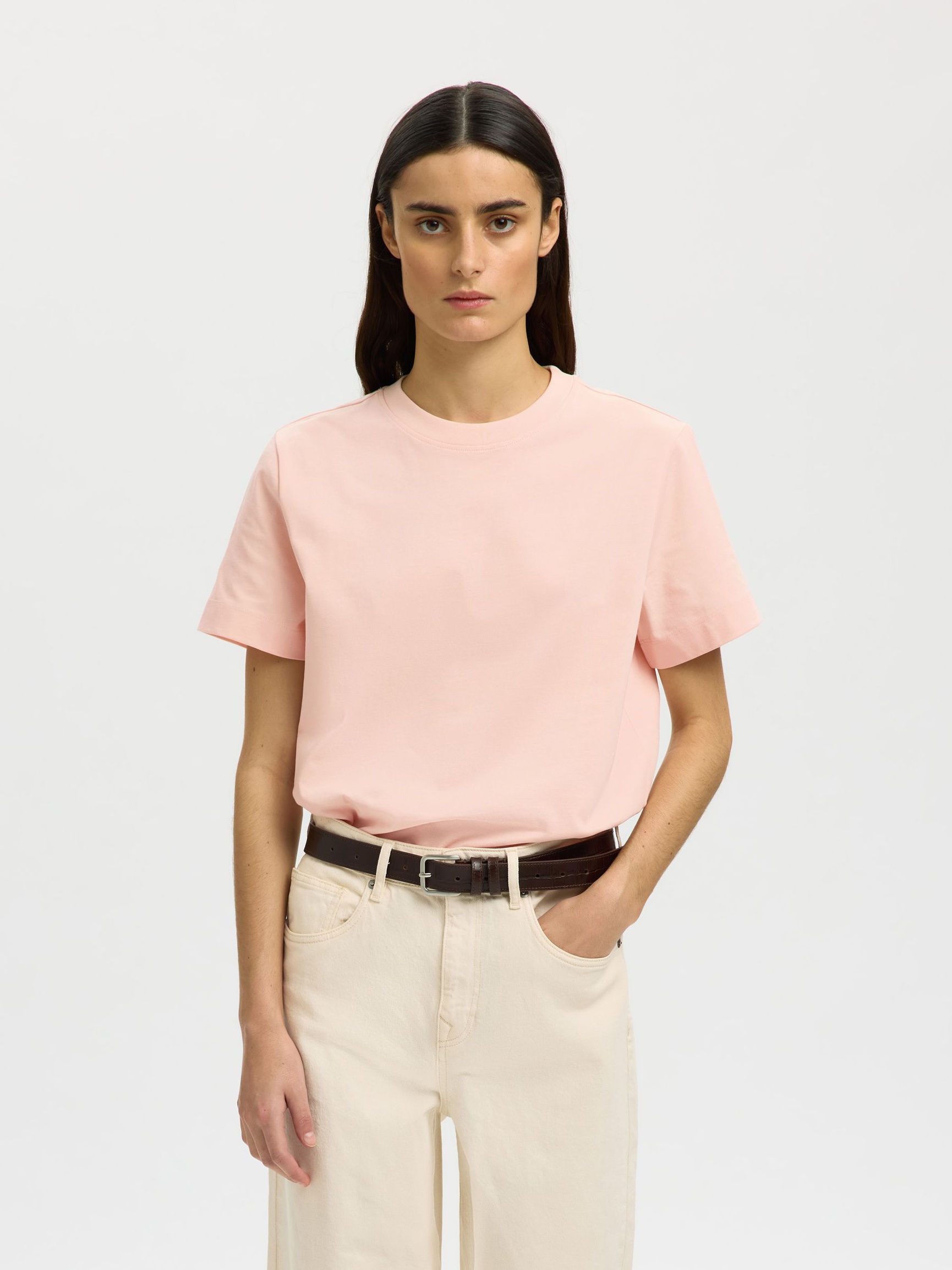 BOXY T-SHIRT, Pale Dogwood, highres