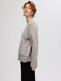 Selected OVERSIZED WOOL BLEND CARDIGAN, Steel Gray, highres - 16094703_SteelGray_1133748_008.jpg