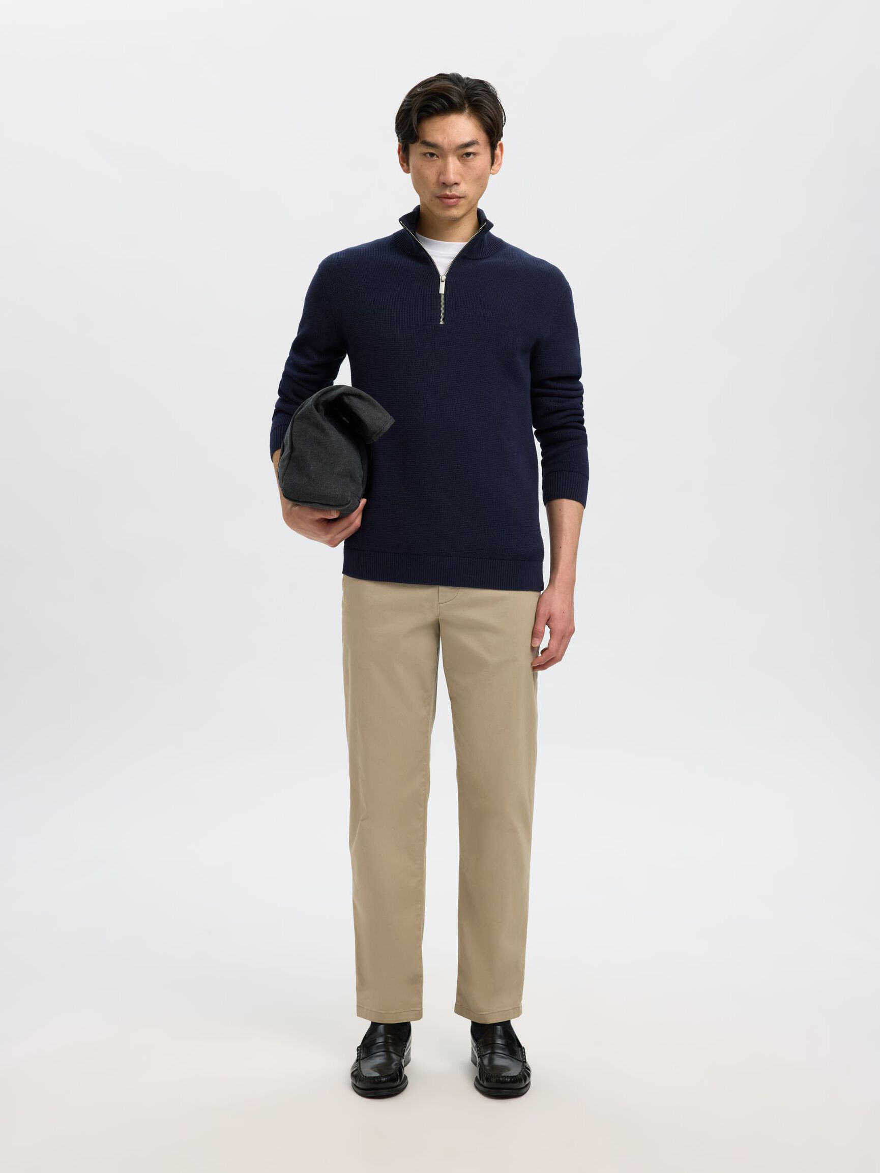 196 STRAIGHT FLEX CHINO, Greige, highres