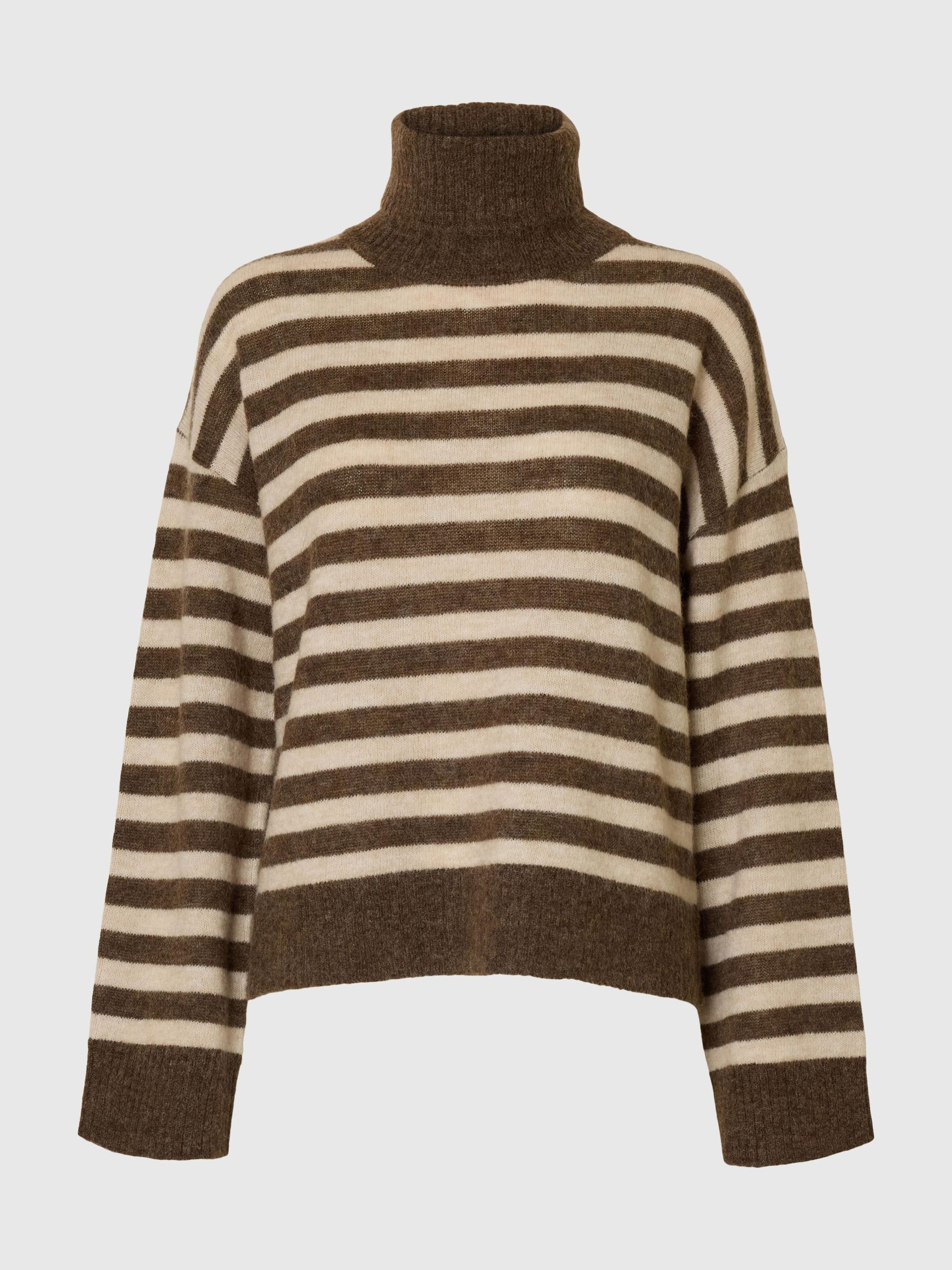 WOOL BLEND TURTLENECK, Dachshund, highres