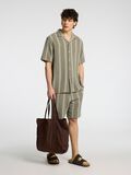 Selected KATOENEN OVERHEMD MET KORTE MOUWEN, Vetiver, highres - 16089552_Vetiver_1165893_008.jpg